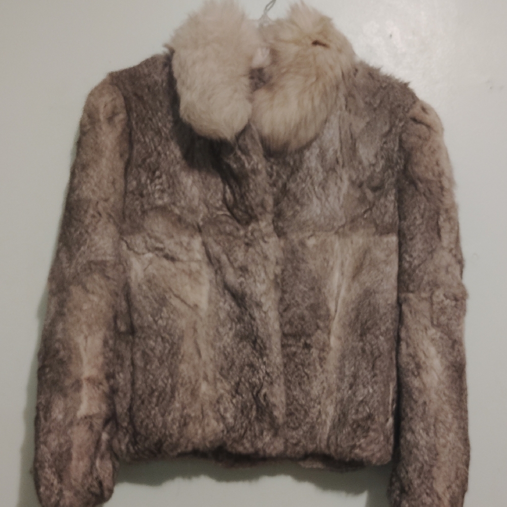Vibtage Women's Small 100% Fur Coat